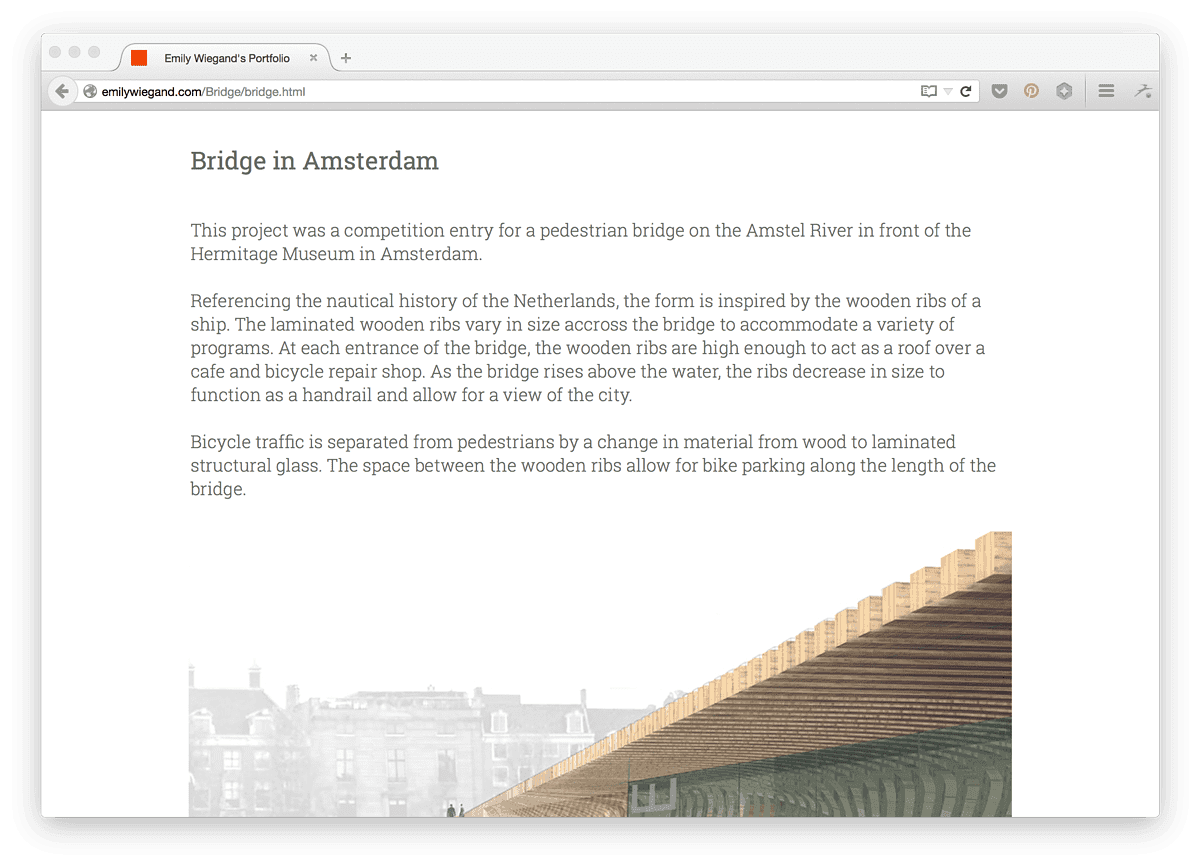 building a portfolio