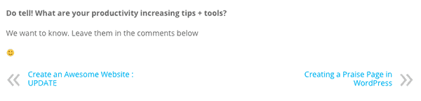 blog usability checklist