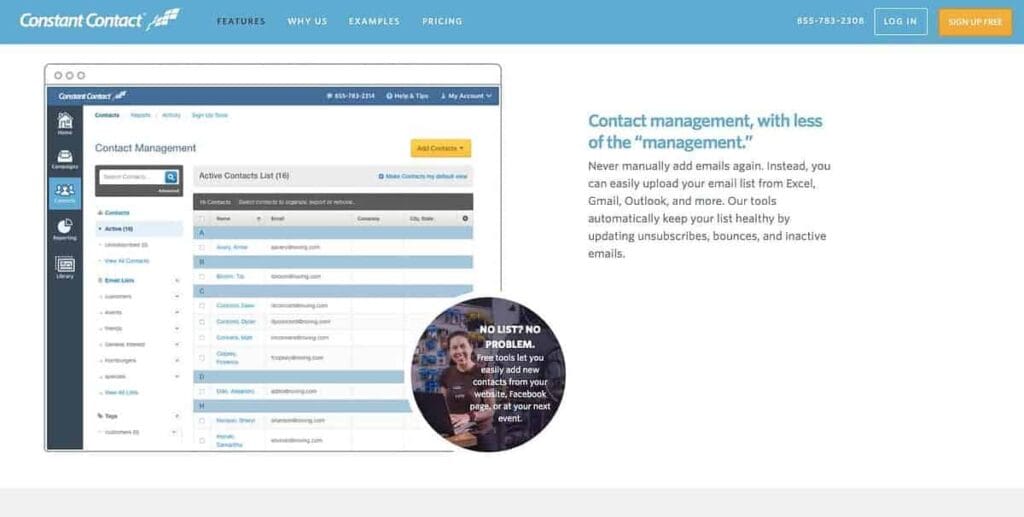 Best Email Marketing Software for Small Business: Constant Contact