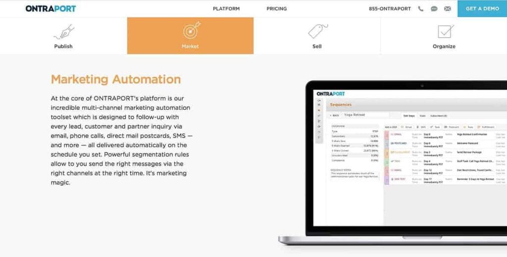 Best Email Marketing Software for Small Business: OntraPort