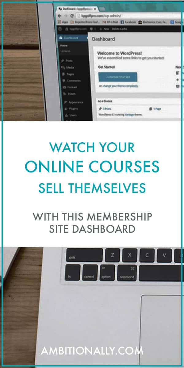 how to build an interactive membership site dashboard