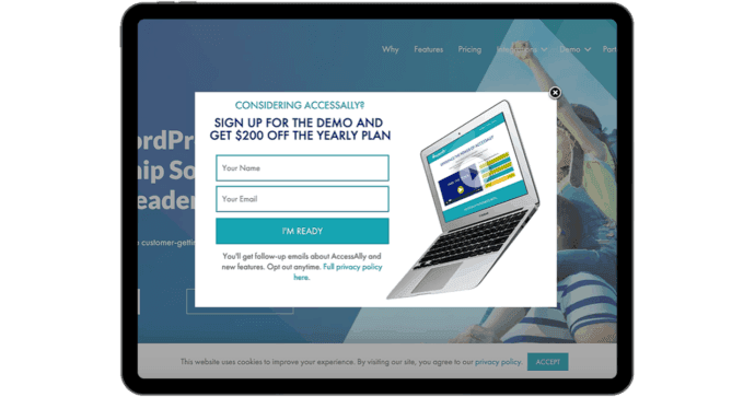 wordpress sales page popup plugin