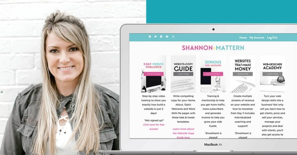 Online Membership Example Shannon Mattern membership site design - AccessAlly Online Membership Example Shannon Mattern membership site design