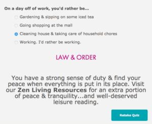 An Example of the Motivation Quiz