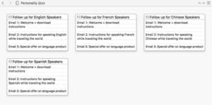 Optin Quiz Follow Up Segments