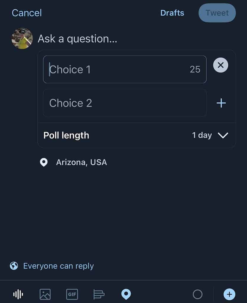 Twitter Polling Feature