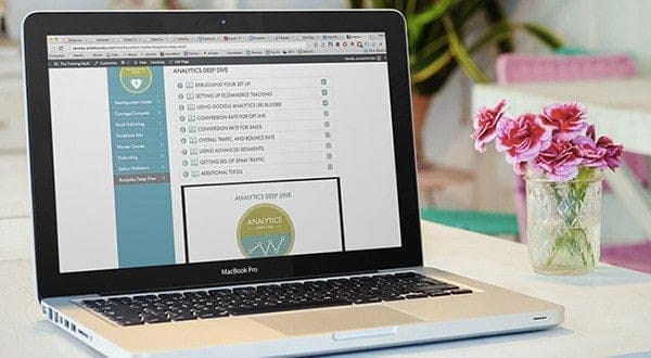 A membership checklist on a laptop computer as a membership model example