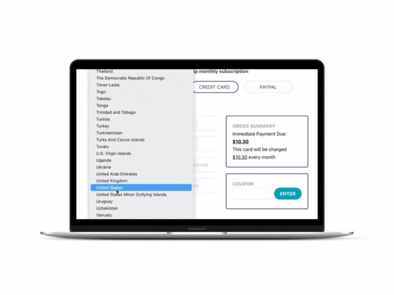quaderno integrations with AccessAlly order forms