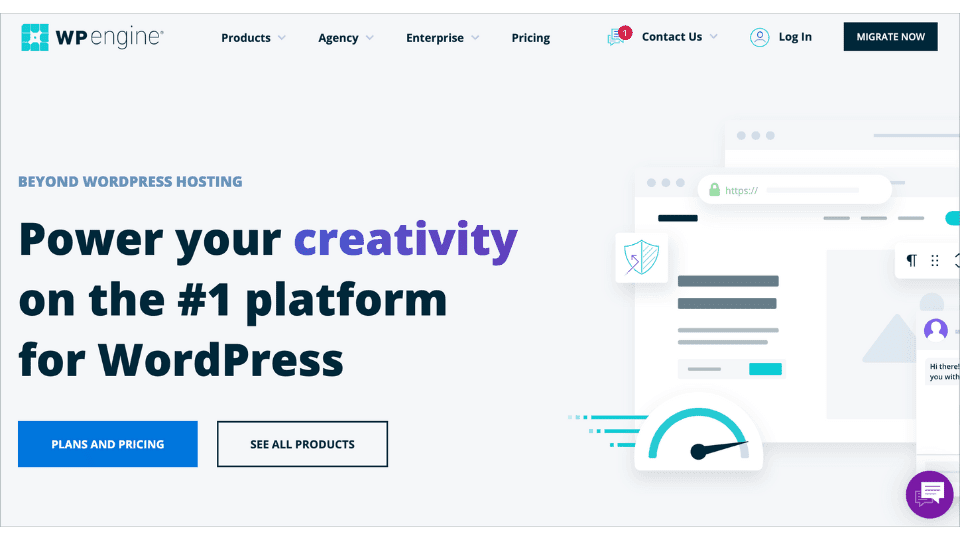WPEngine site screenshot