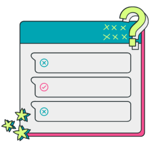 quizzes or assessments