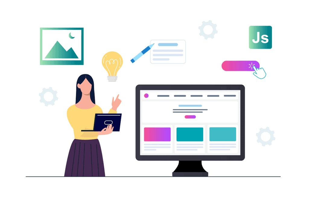 Person in front of computer