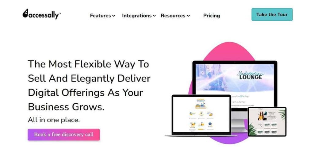 AccessAlly landing page