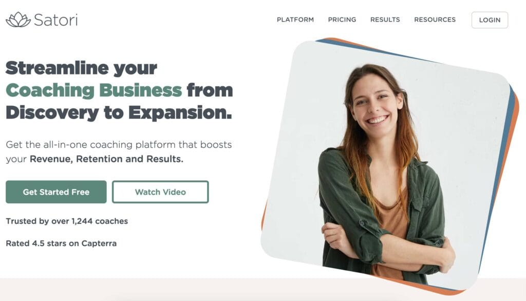 Satori coaching business development platform