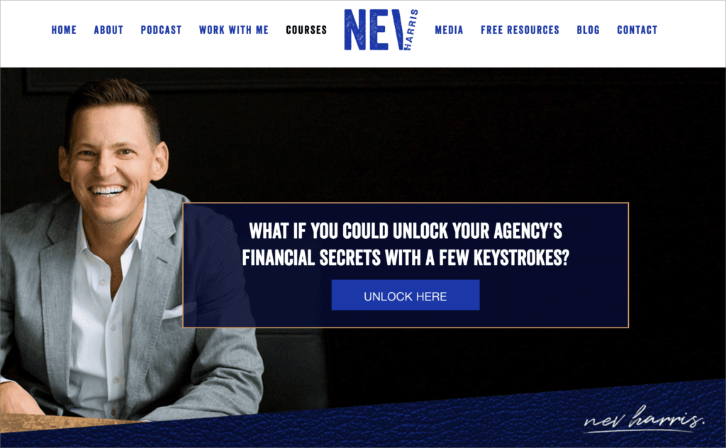 Best online course landing page