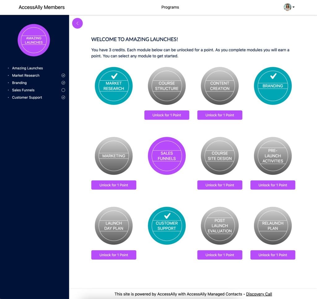 top lms features learning path