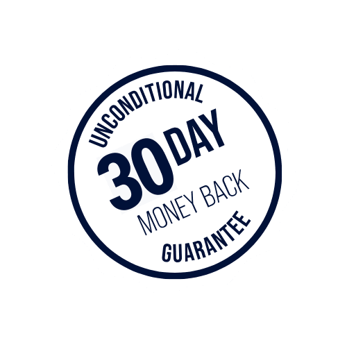 Unconditional 30 day money back guarantee